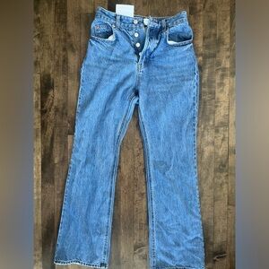 H&M Flare High waist ankle length size 2